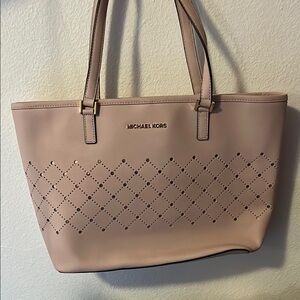 Michael Kors Pink Tote Bag